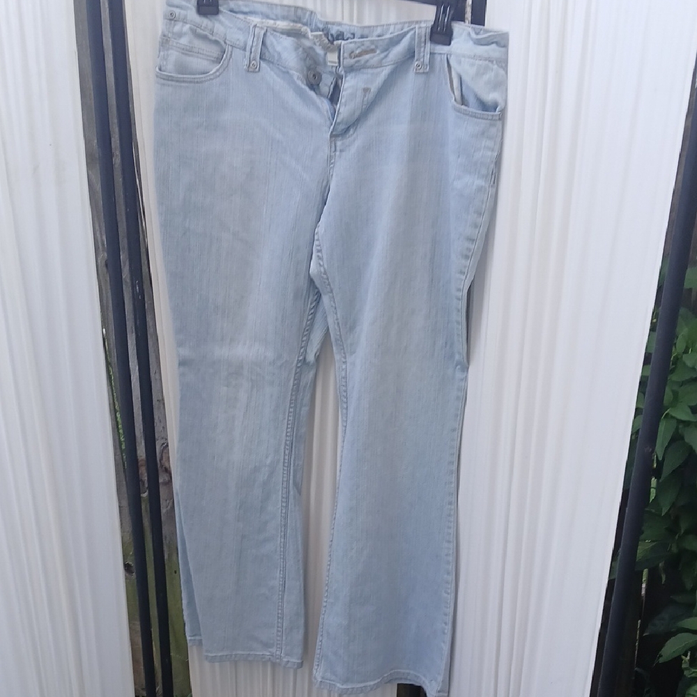 Mudd Women's Light Blue Flare Jeans